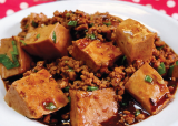 Minced Pork Tofu — Chinese dish at Pokhara Chinese Restaurant